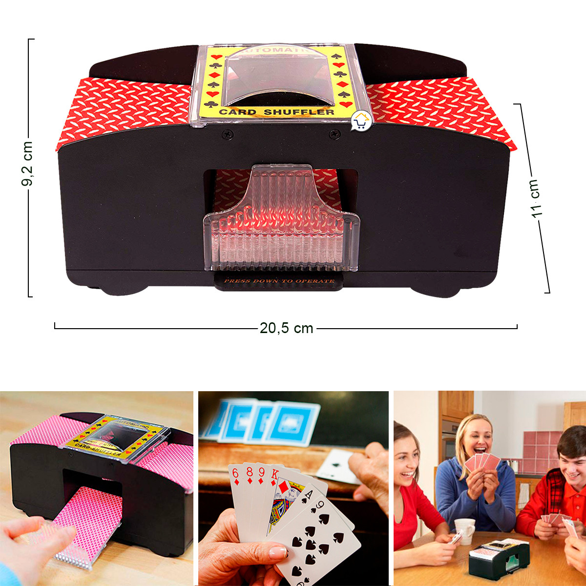 Miniatura 6 de Barajador Cartas Automatico Baraja PK-05